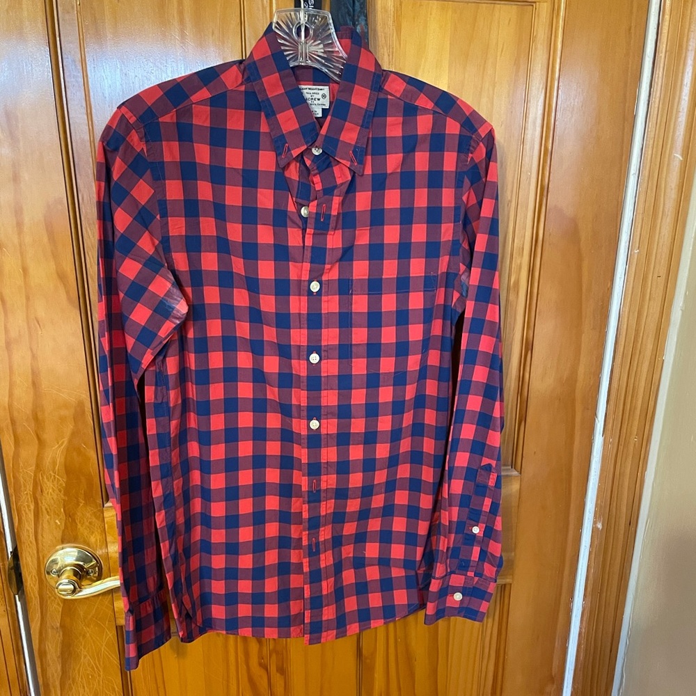 Men’s JCrew Plaid Shirt Size XS - Picture 1 of 2